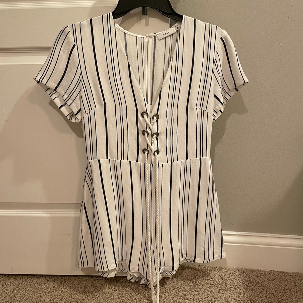 Lush Nautical Romper